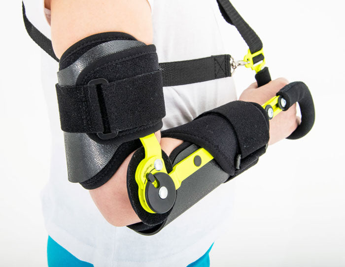 Pediatric ROM Adjustable Elbow Immobilization Articulated Splint