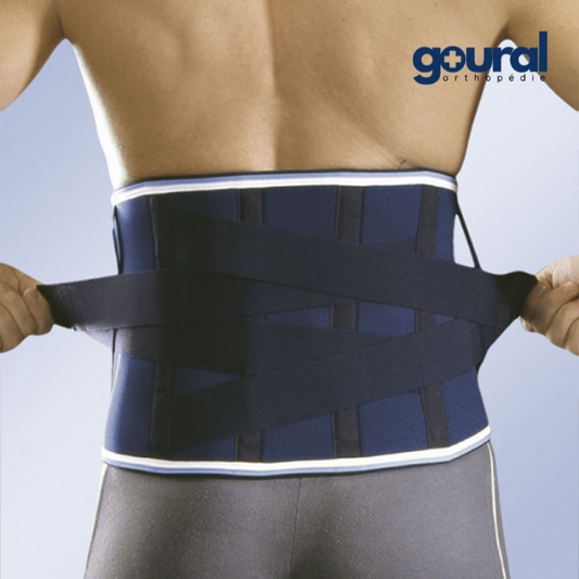 Faja lumbar de neopreno reforzado