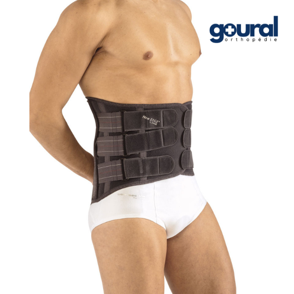 Faja lumbar reforzada 32 cm 100% algodón en la piel