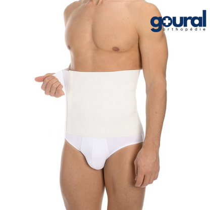 Faja de soporte abdominal quirúrgico ajustable con panel de algodón