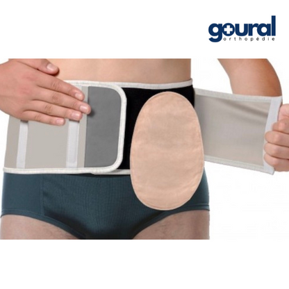 Abdominal support belt for ostomy with slit opening CS Open 27 new