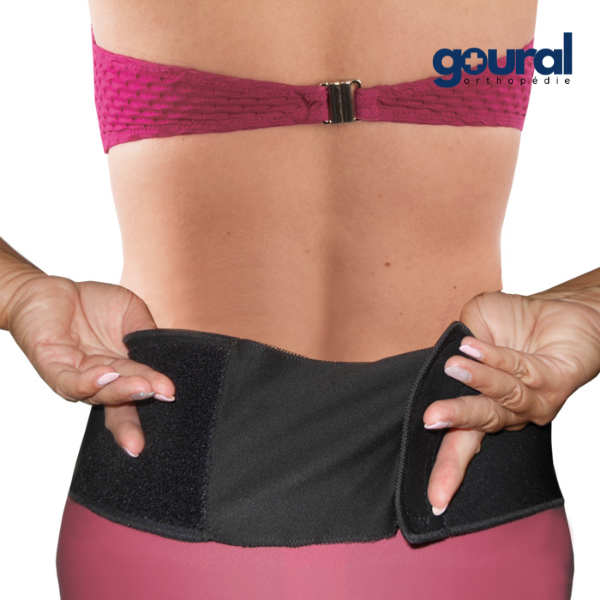 Thin neoprene bandage for ostomy patients